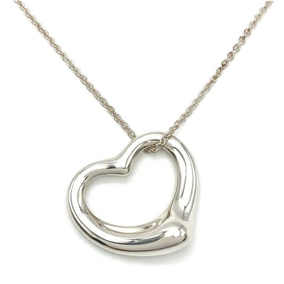 Tiffany & Co Tiffany & Co Open Heart Necklace Sv925 114g...